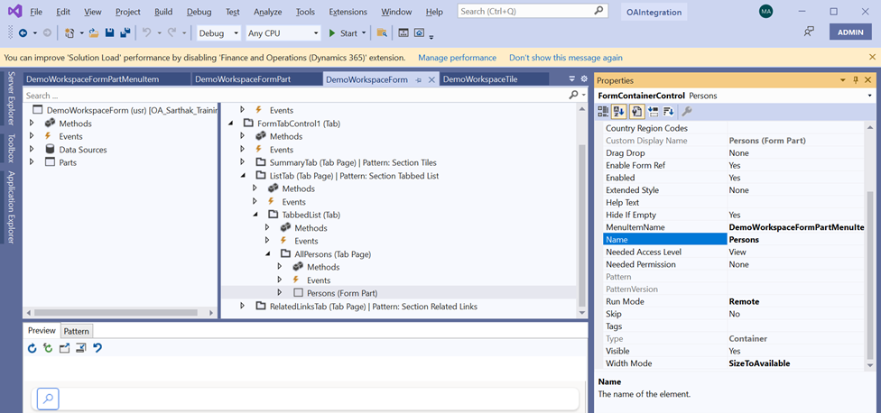 OneByte: Custom Workspace in Dynamics 365 Finance & Operations | OnActuate