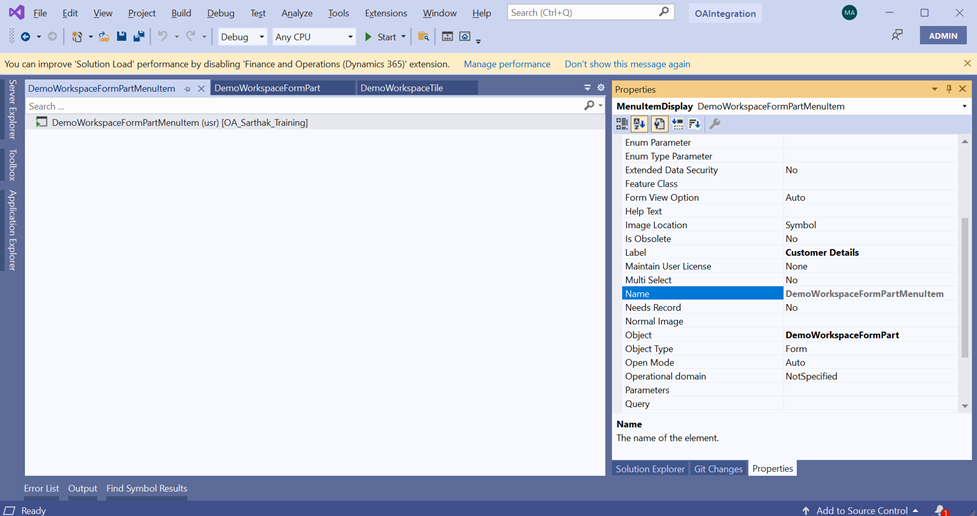 OneByte: Custom Workspace in Dynamics 365 Finance & Operations | OnActuate