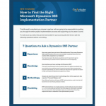 How to Find the Right Microsoft Dynamics 365 Implementation Partner