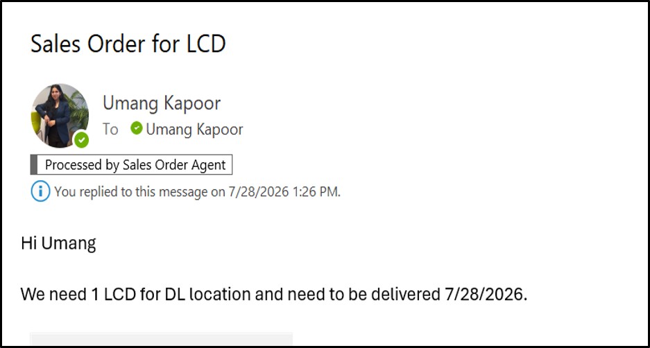 email request