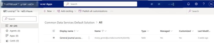 Find required entity in CDS
